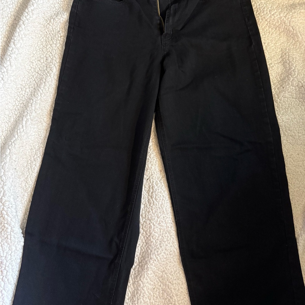 Old Navy High-Rise Black Wide Leg Pants